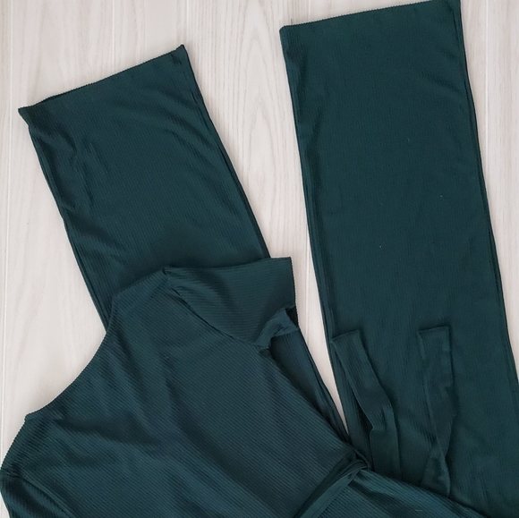Green Jumpsuit - Picture 3 of 4